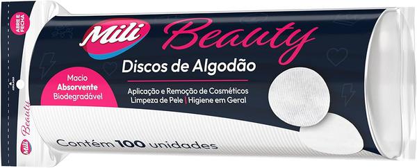 ALGODAO DISCOS MILI BEAUTY 50UN