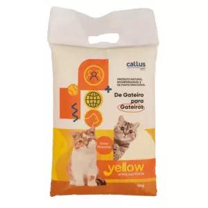 AREIA SANITARIA YELLOW 4KG REFIL