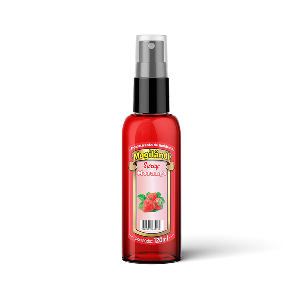 AROMATIZANTE MOGILANDI 120ML SPRAY MORANGO