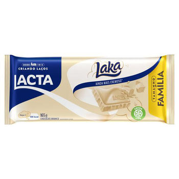BARRA DE CHOCOLATE LACTA LAKA 165GR