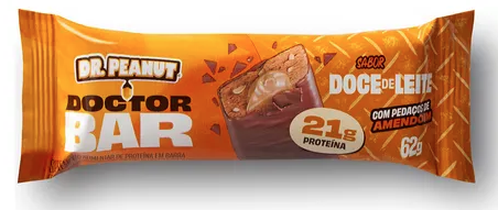 BARRA PROTEINA DOCTOR BAR 62G DOCES DE LEITE