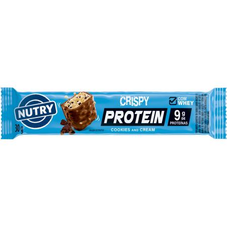 BARRA PROTEINA NUTRY CRISPY 30G COOKIES