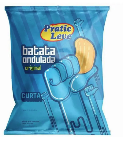 BATATA PRATIC LEVE 170G ONDULADA NATURAL