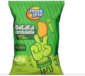 BATATA PRATIC LEVE 80G ONDULADA NATURAL