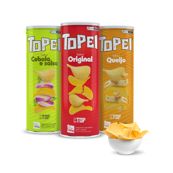 BATATA TOPEI 100G CEBOLA E SALSA