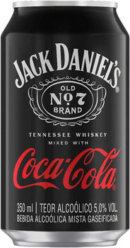 BEB.ALCOOLICA MISTA 350ML JACK E COCA COLA