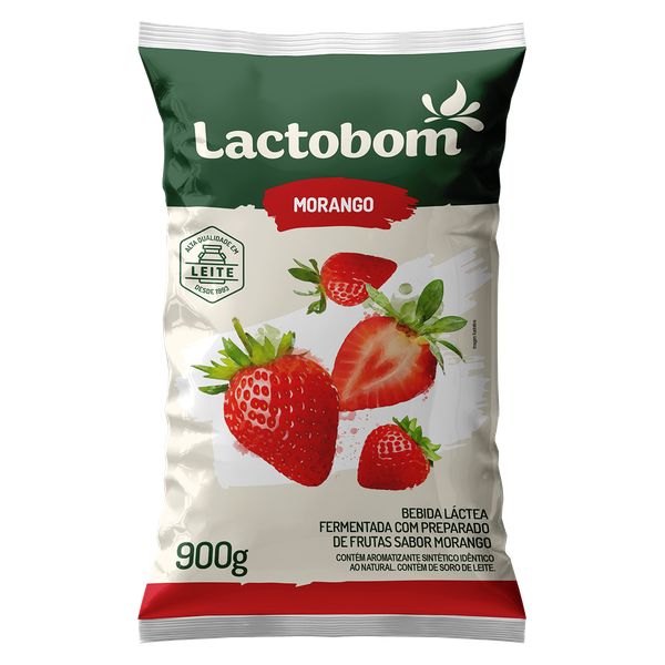 BEBIDA LACTEA LACTO BOM 900G - MORANGO