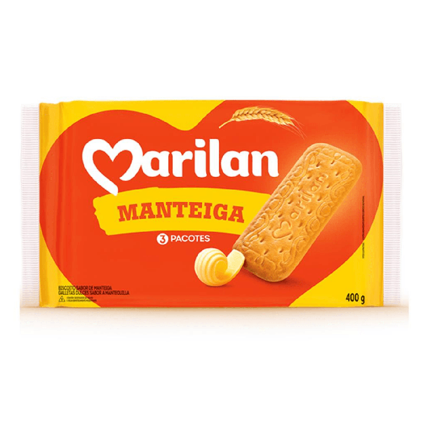 BISC DOCE MARILAN MANTEIGA 400GR