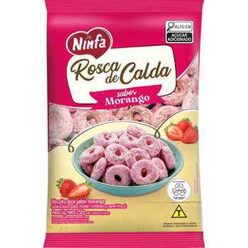 BISC.NINFA 250G ROSCA CALDA MORANGO