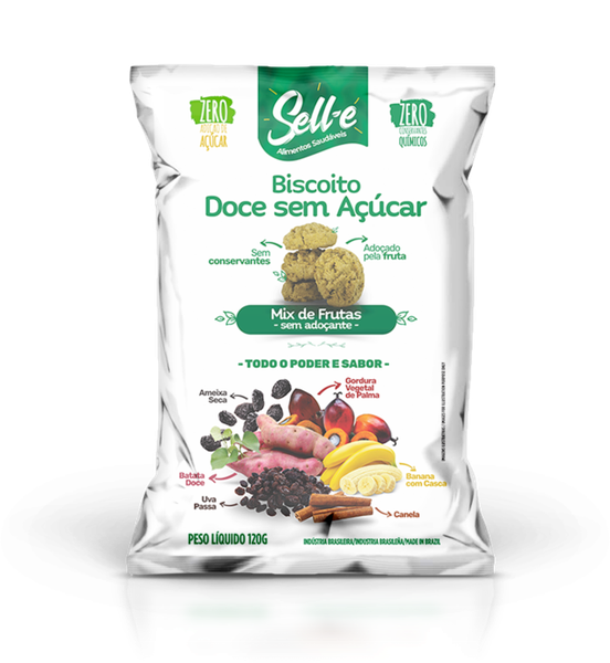 BISC SELLI 120G ZERO MIX DE FRUTAS