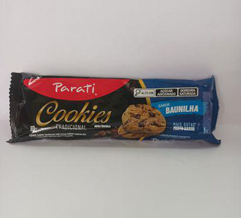 BISCOITO COOKIE PARATI CHOCOLATE 60GR