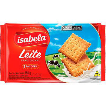 BISCOITO SABOR LEITE TRADICIONAL ISABELA 400GR