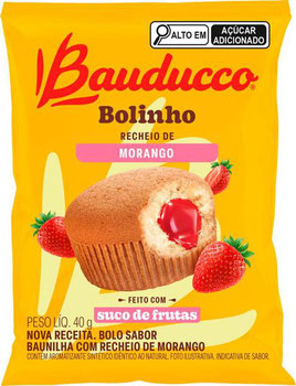 BOLINHO BAUDUCCO MORANGO 40GR