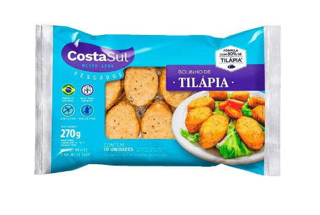 BOLINHO TILAPIA COSTA SUL 270G