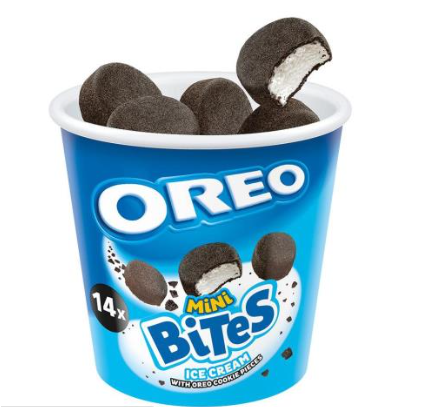 BOMBOM DE SORVETE OREO 72G BITES