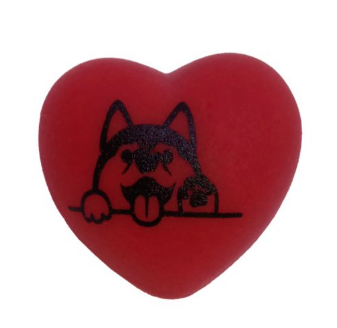 BRINQUEDO PET PERRO CORACAO