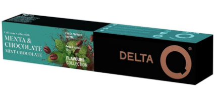 CAPSULAS DELTA Q C/10 154G MENTA E CHOCOLATE