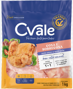 CARNE AVE C VALE 1KG COXA SOBRE COXA S/OSSO S/PELE