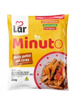 CARNE AVE LAR 300G MINUTO TIRAS DE PEITO