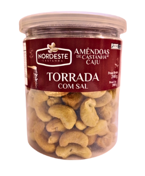 CASTANHA CAJU NORDESTE 200G TORRADA COM SAL