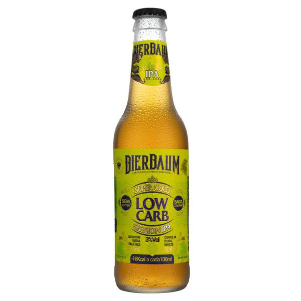 CERVEJA BIERBAUM 355ML LOW CARB SESSION IPA LONG NECK