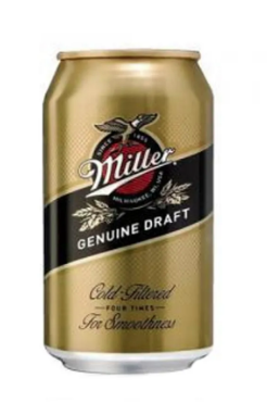 CERVEJA MILLER 350ML GENUINE DRAFT