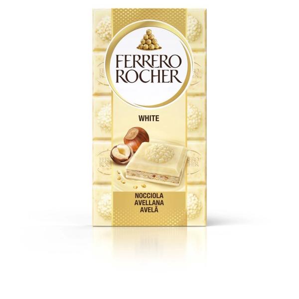 CHOC.BARRA FERRERO ROCHER 90G BRANCO