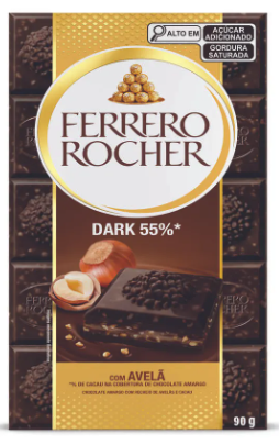 CHOC.BARRA FERRERO ROCHER 90G DARK