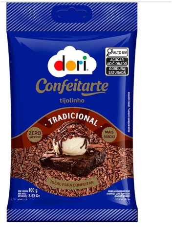 CHOC GRANULADO DORI 100G TIJOLINHO