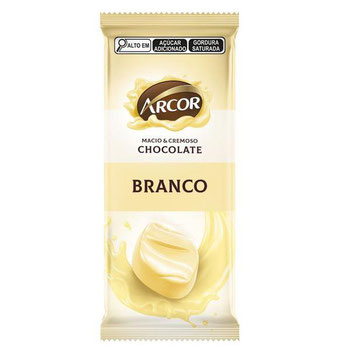 CHOCOLATE BARRA ARCOR 80G CHOCOLATE BRANCO