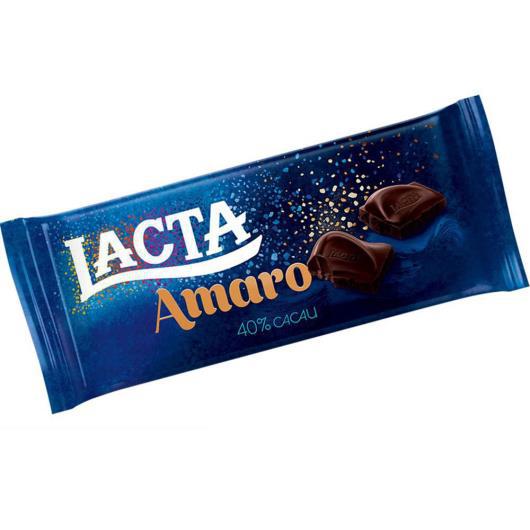 CHOCOLATE LACTA AMARO 90GR
