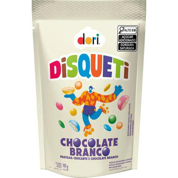 CONFEITO DISQUETI POUCH 150GR