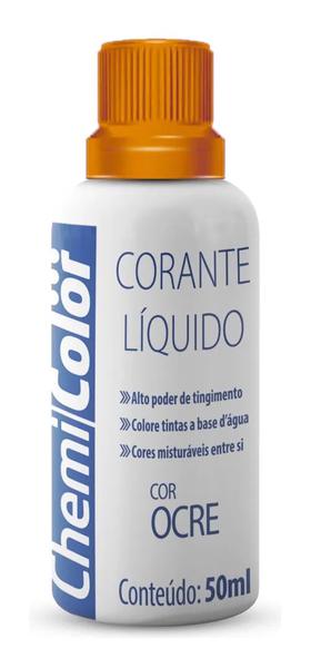 CORANTE CHEMICOLOR 50ML LIQUIDO OCRE