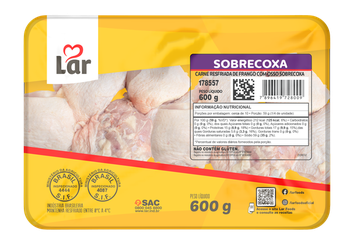 CORTES FRANGO LAR SOBRECOXA RESF 600G