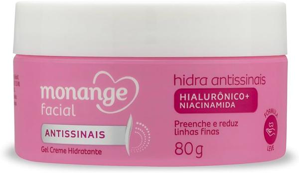 CREME FACIAL MONANGE 80G HIDRA ANTISSINAIS