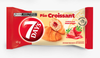 CROISSANT 7 DAYS 45G MORANGO