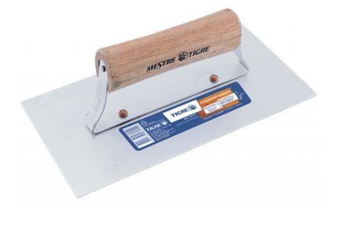 DESEMPENADEIRA ACO LISA TIGRE UN 2117 24X12X7,7