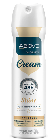 DESODORANTE ABOVE AEROSOL 150ML CREAM ORIGINAL