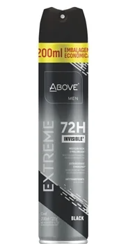 DESODORANTE ABOVE AEROSOL 200ML EXTREME BLACK