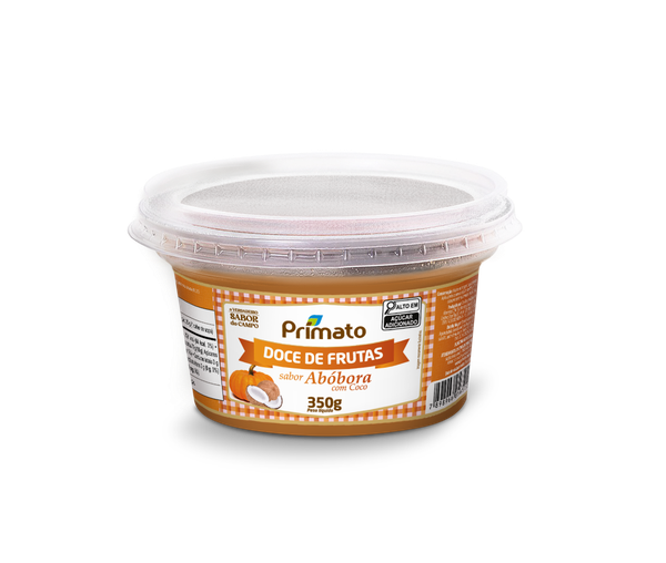 DOCE PRIMATO 350G ABOBORA C/COCO