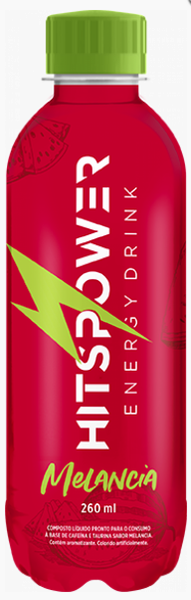 ENERGETICO HITS POWER 260ML MELANCIA