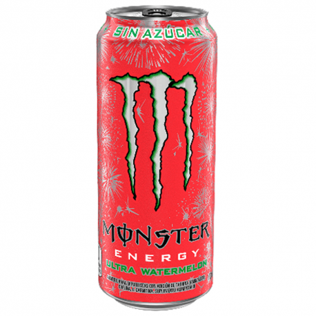 ENERGÉTICO ULTRA WATERMELON ZERO AÇÚCAR MONSTER LATA 473ML