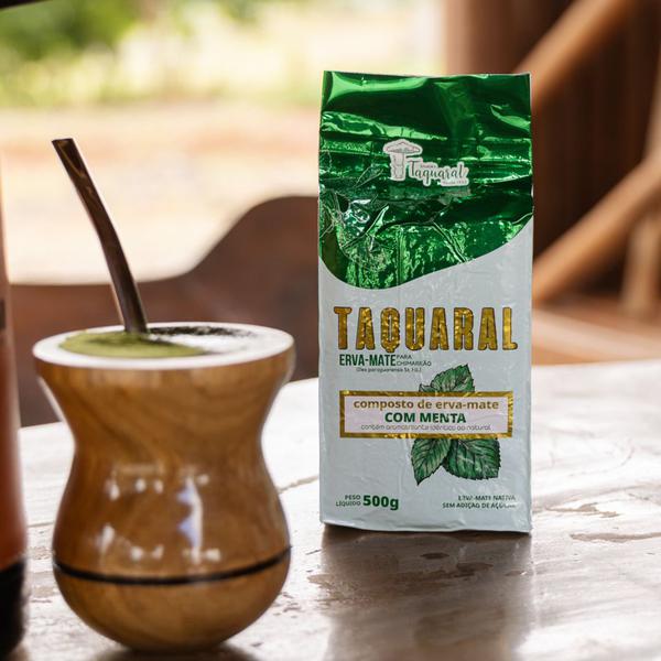 ERVA MATE TAQUARAL 500G MENTA A VACUO