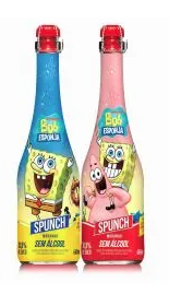 ESPUMANTE SPUNCH 660ML S/ALCOOL BOB ESPONJA