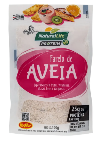FARELO AVEIA KODILAR 160G COM PROTEINA