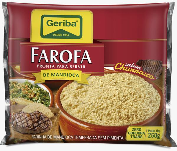FAROFA PRONTA GERIBA 250G MANDIOCA