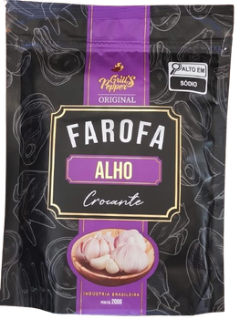 FAROFA PRONTA GRILLS PEPPER 200G ALHO