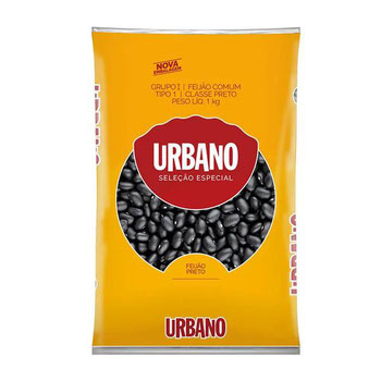 FEIJAO PRETO URBANO 1KG T-1