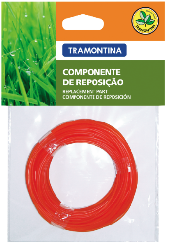 FIO NYLON P/JARDIM 2,4MM 12M RE RC 78795132 TRAMONTINA