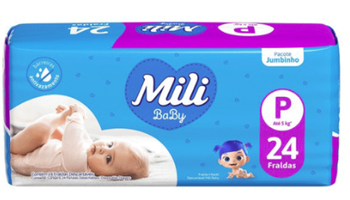 FRALDA MILI BABY JUMBINHO P C/24